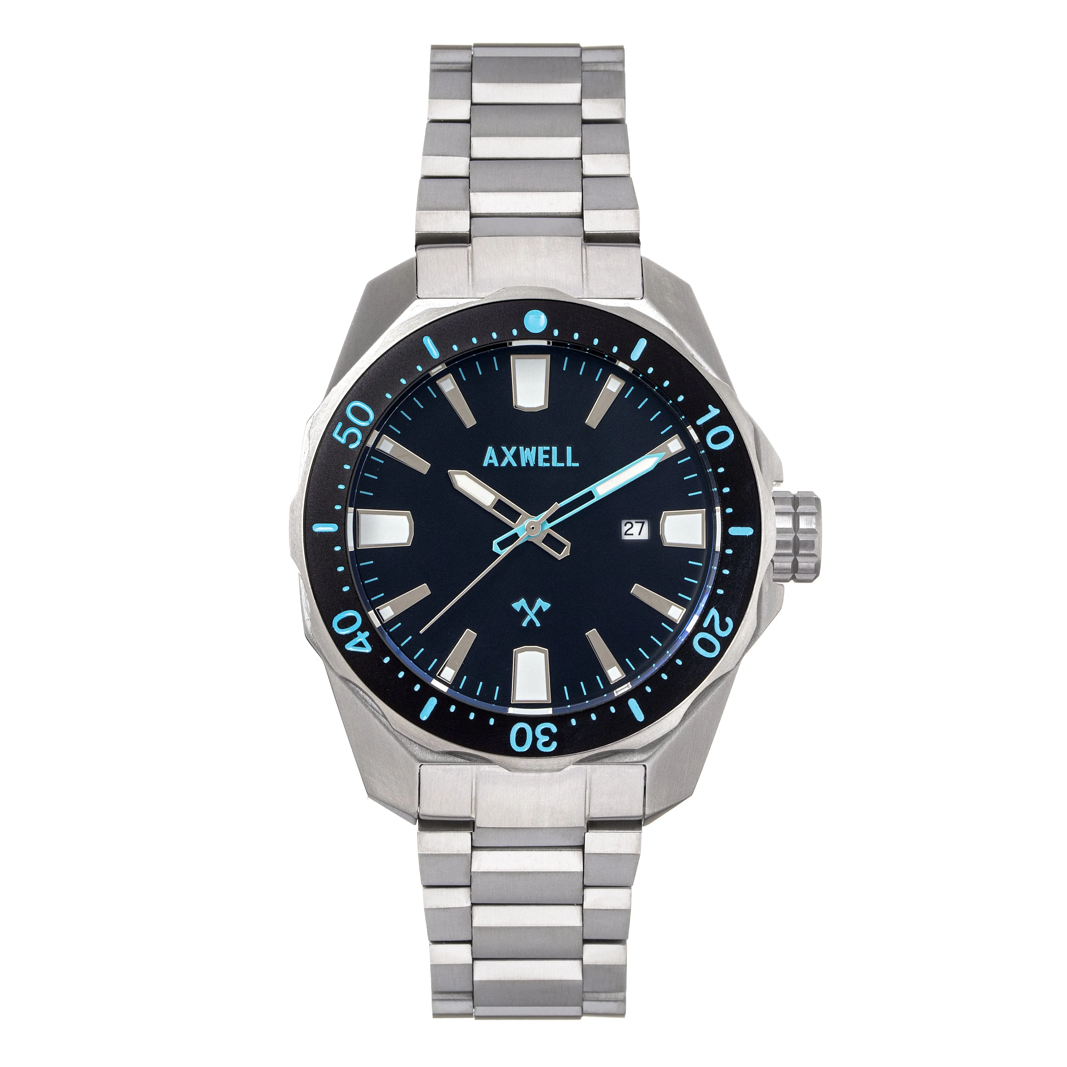 Axwell Timber Bracelet Watch w/ Date