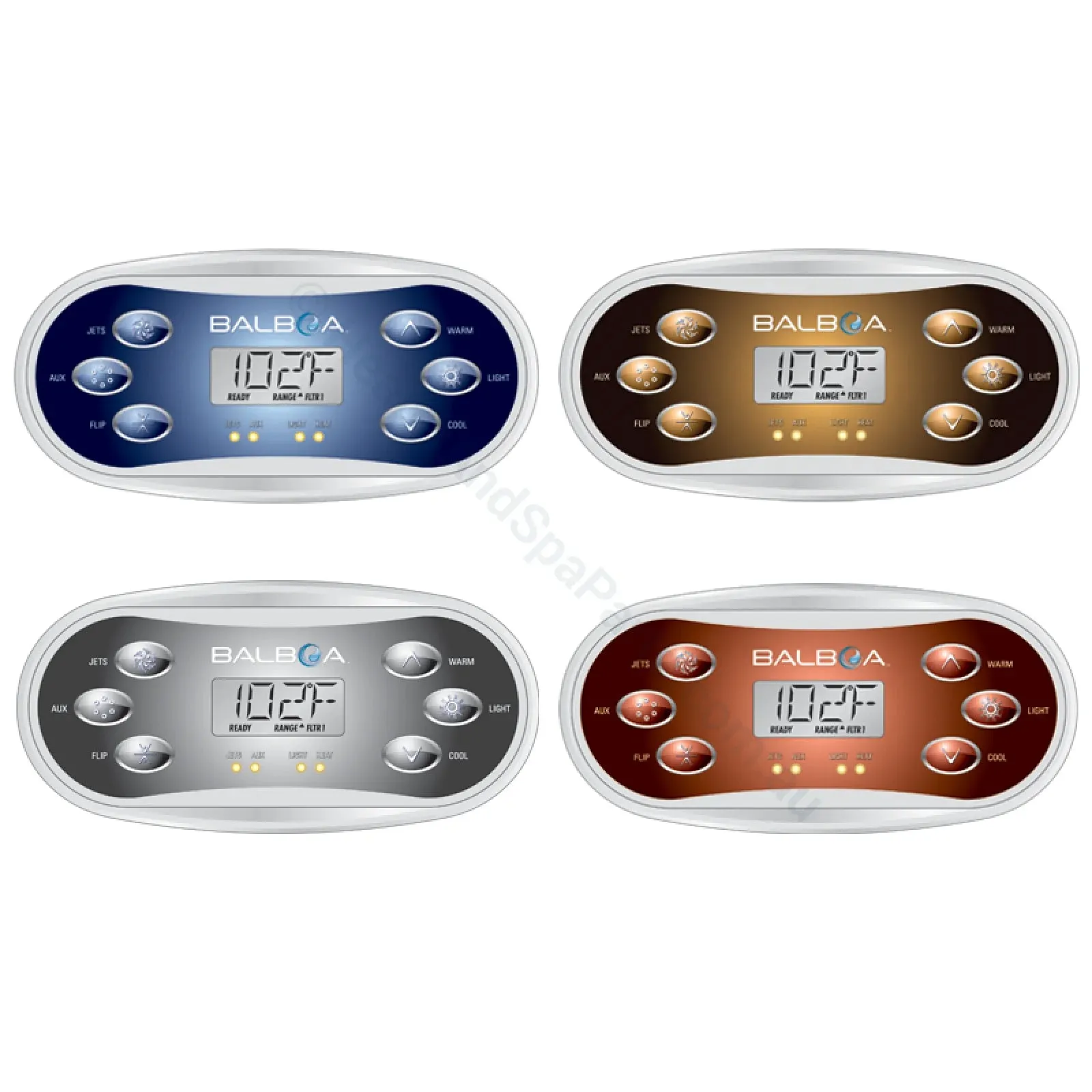 Balboa TP600 Touchpad Keypad Control Panel - 6 button oval