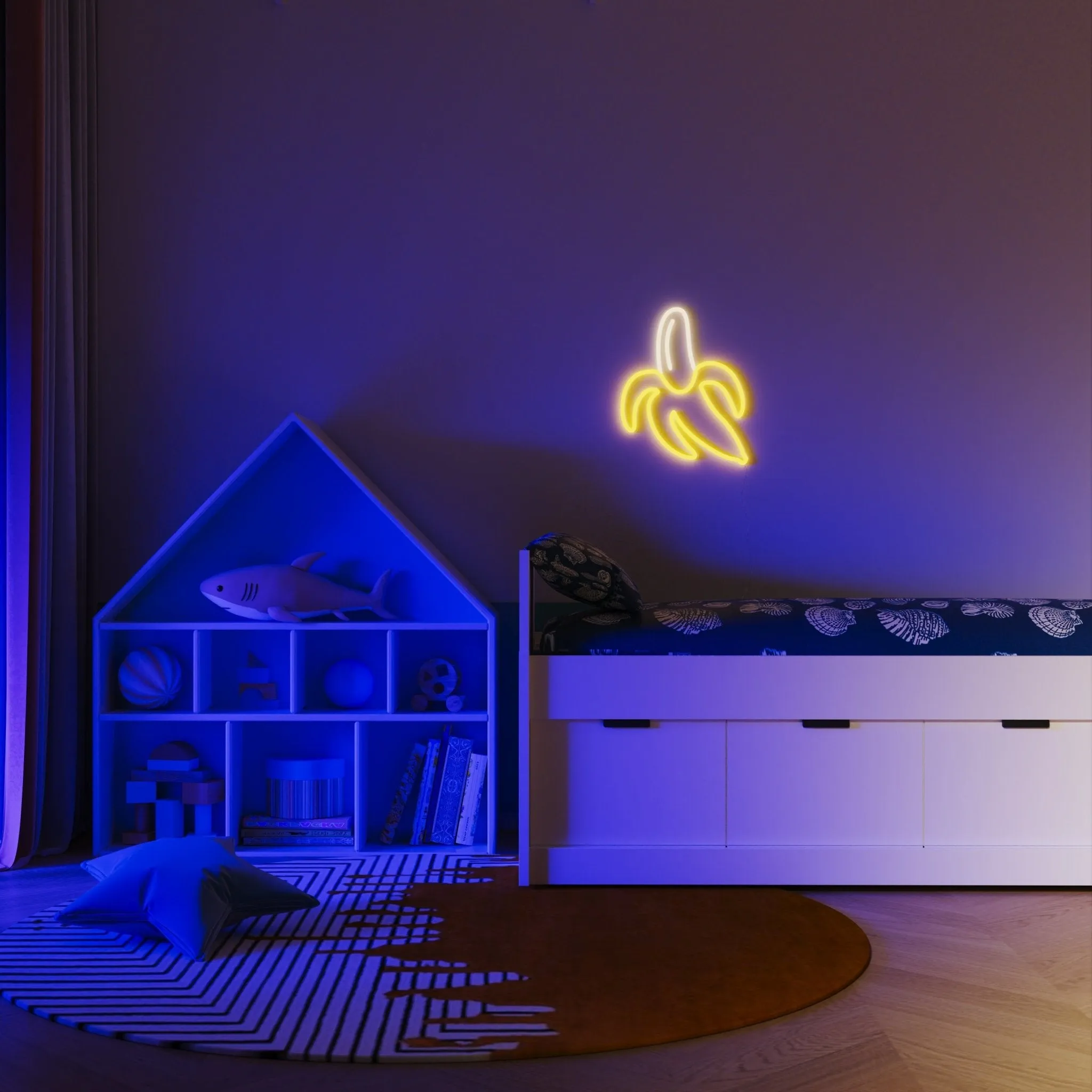 Banana Peeled - LED neon sign