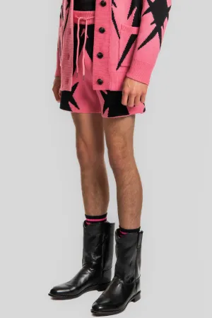 BARBED NEON KNIT SHORT