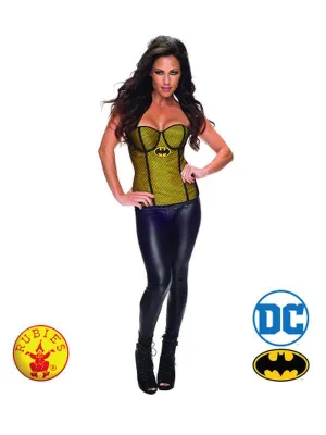 Batgirl Fishnet Overlay Corset Size L