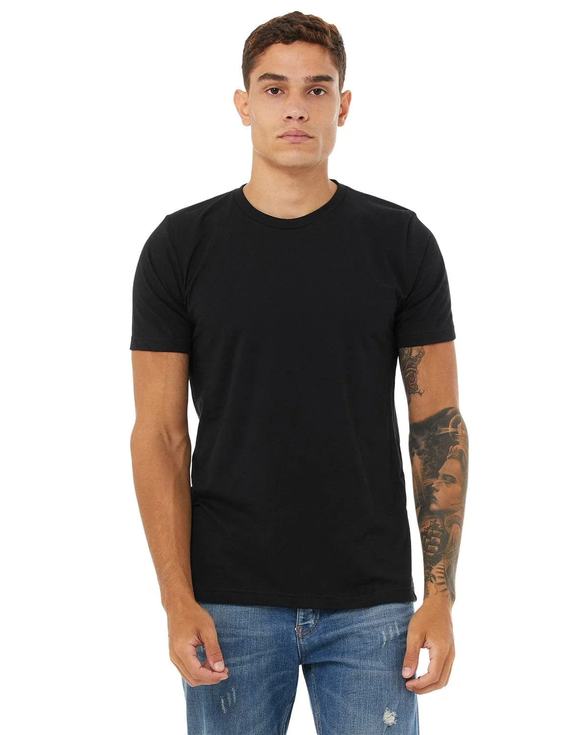 Bella Canvas Mens Poly-Cotton Short Sleeve T-Shirt