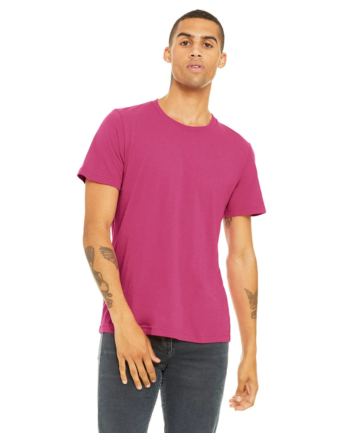 Bella Canvas Mens Poly-Cotton Short Sleeve T-Shirt