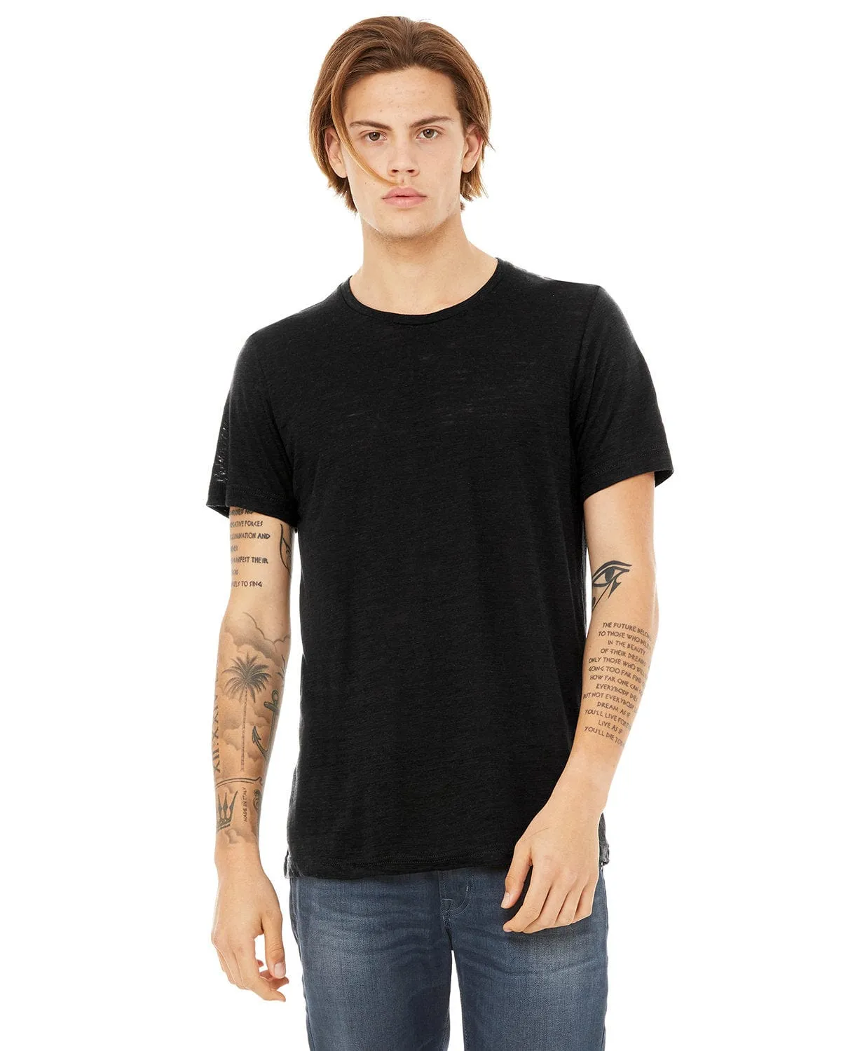Bella Canvas Mens Poly-Cotton Short Sleeve T-Shirt