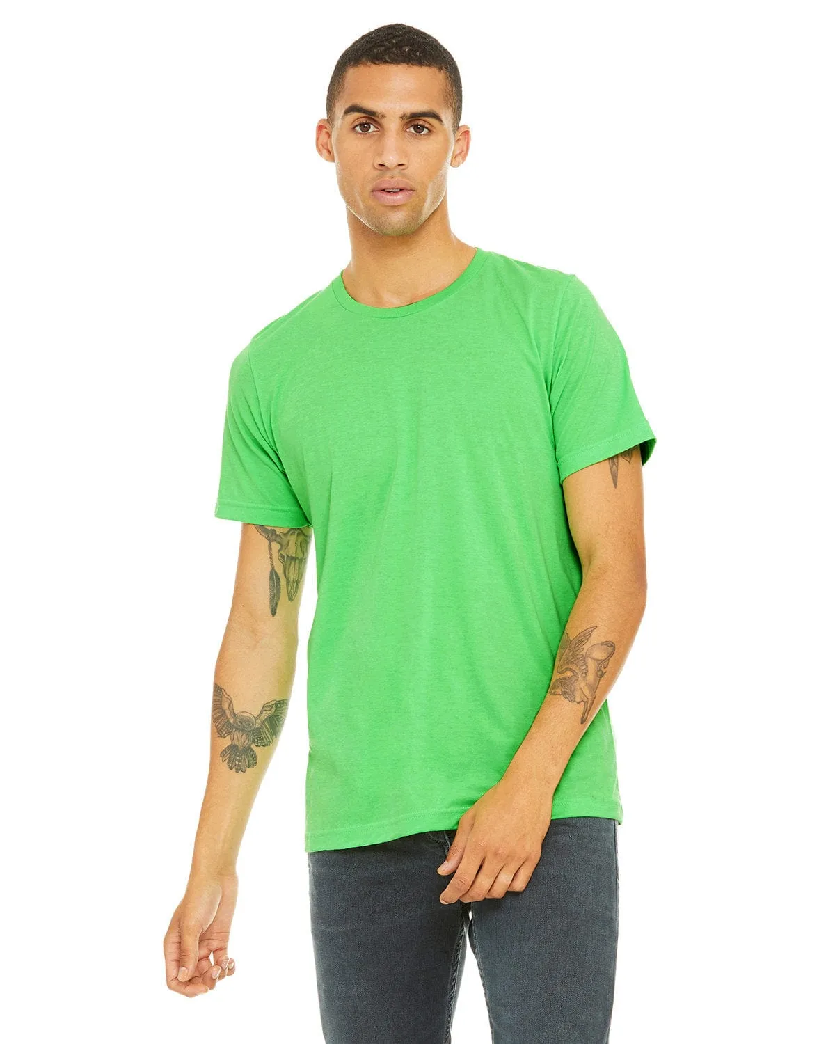 Bella Canvas Mens Poly-Cotton Short Sleeve T-Shirt