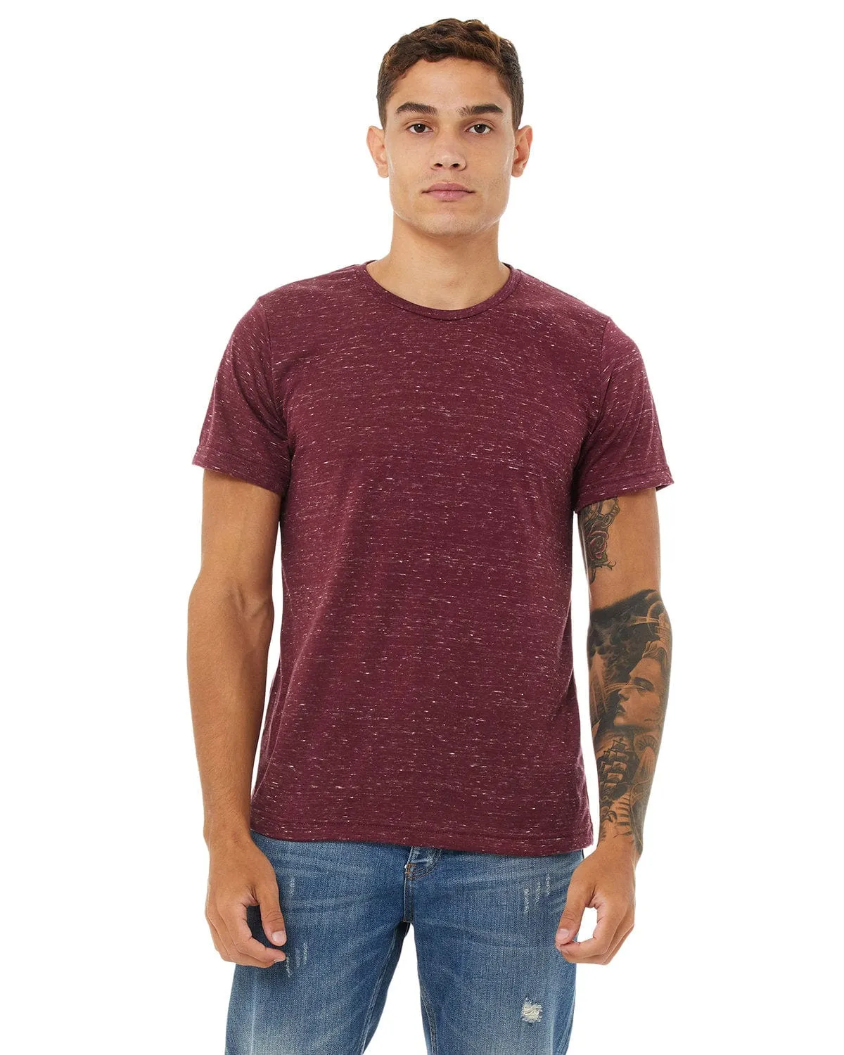 Bella Canvas Mens Poly-Cotton Short Sleeve T-Shirt