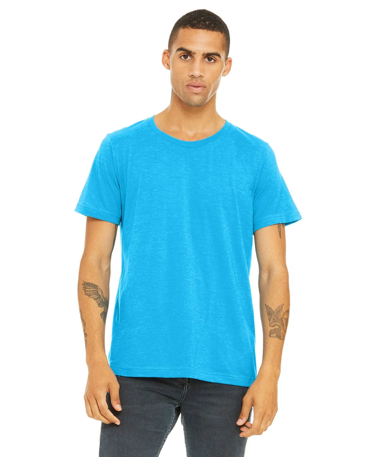 Bella Canvas Mens Poly-Cotton Short Sleeve T-Shirt