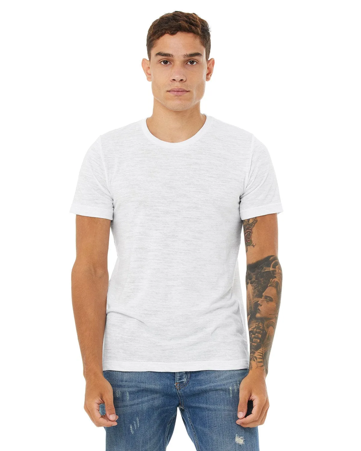 Bella Canvas Mens Poly-Cotton Short Sleeve T-Shirt