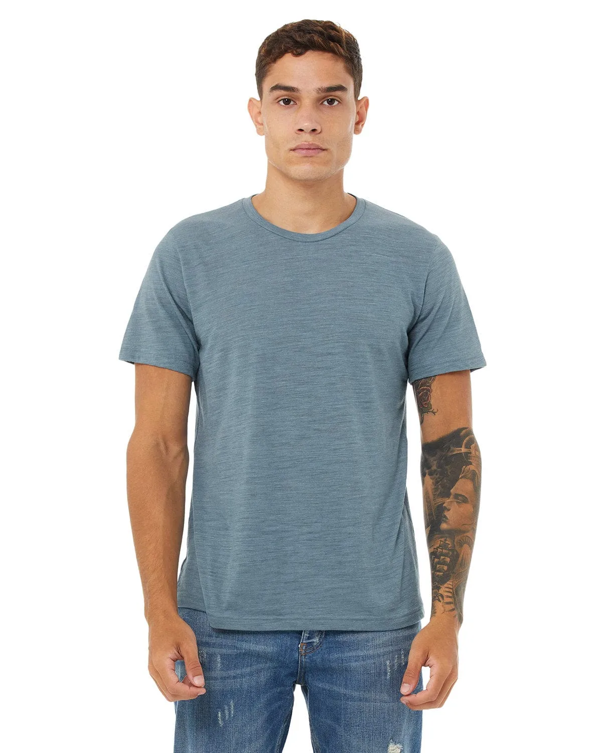 Bella Canvas Mens Poly-Cotton Short Sleeve T-Shirt
