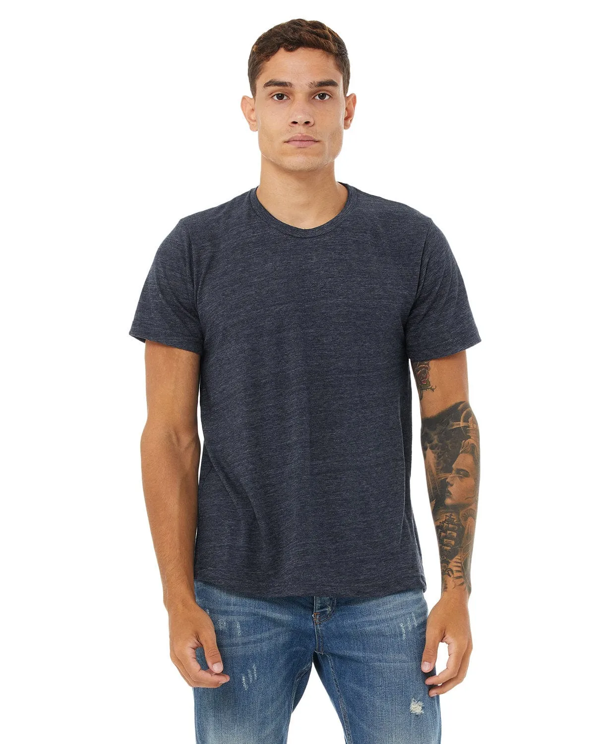 Bella Canvas Mens Poly-Cotton Short Sleeve T-Shirt