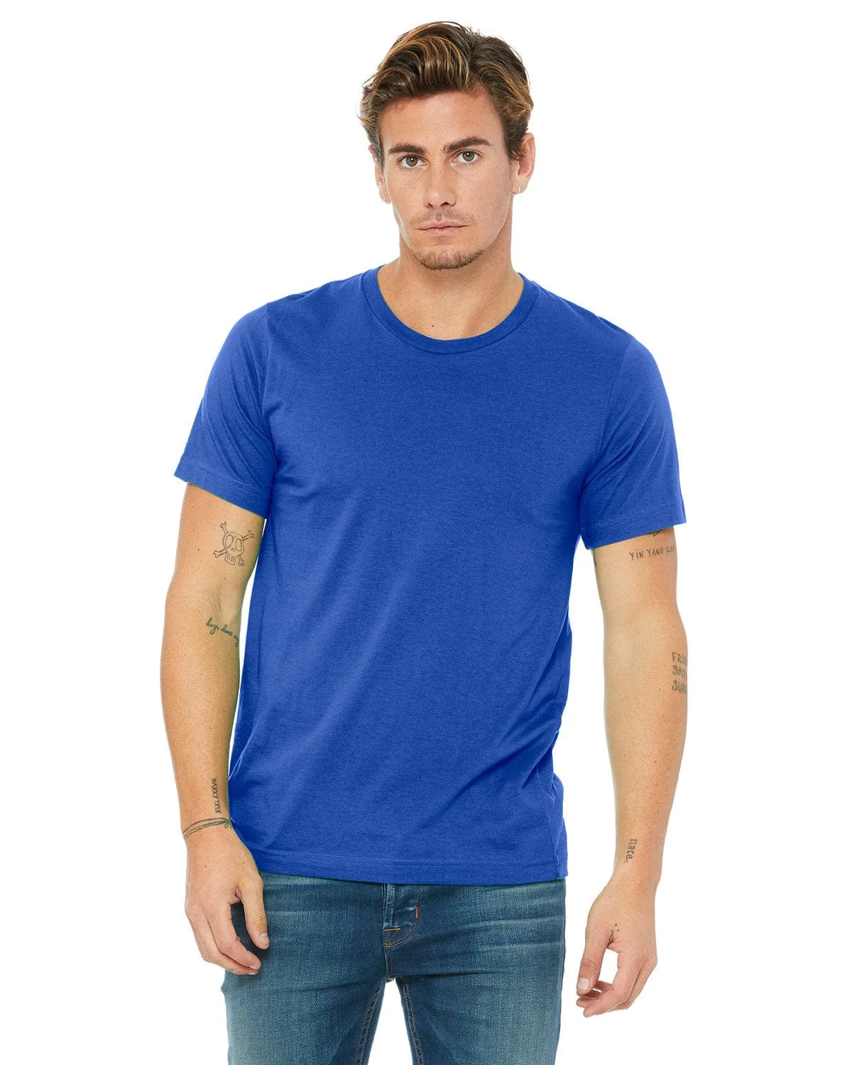 Bella Canvas Mens Poly-Cotton Short Sleeve T-Shirt