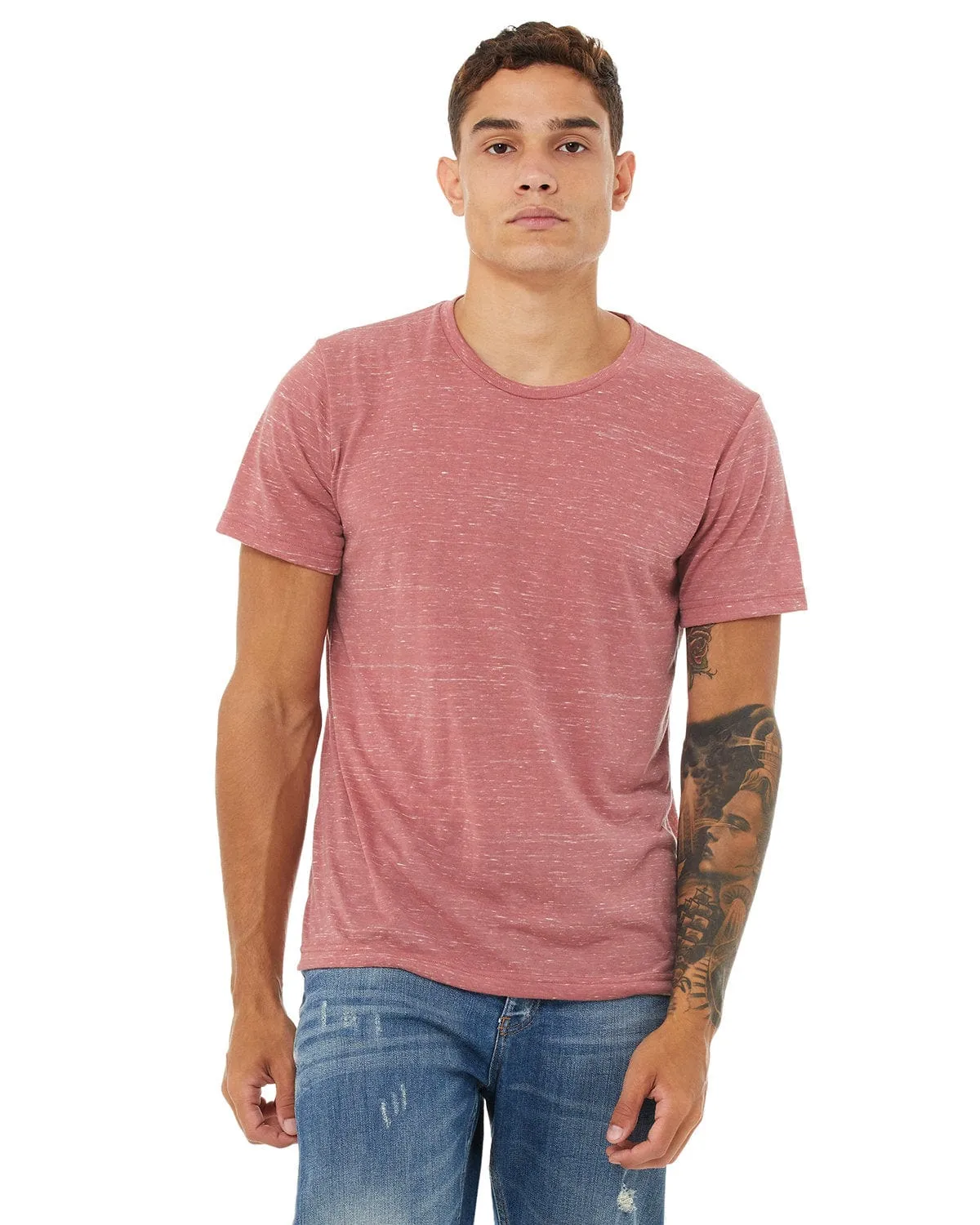 Bella Canvas Mens Poly-Cotton Short Sleeve T-Shirt