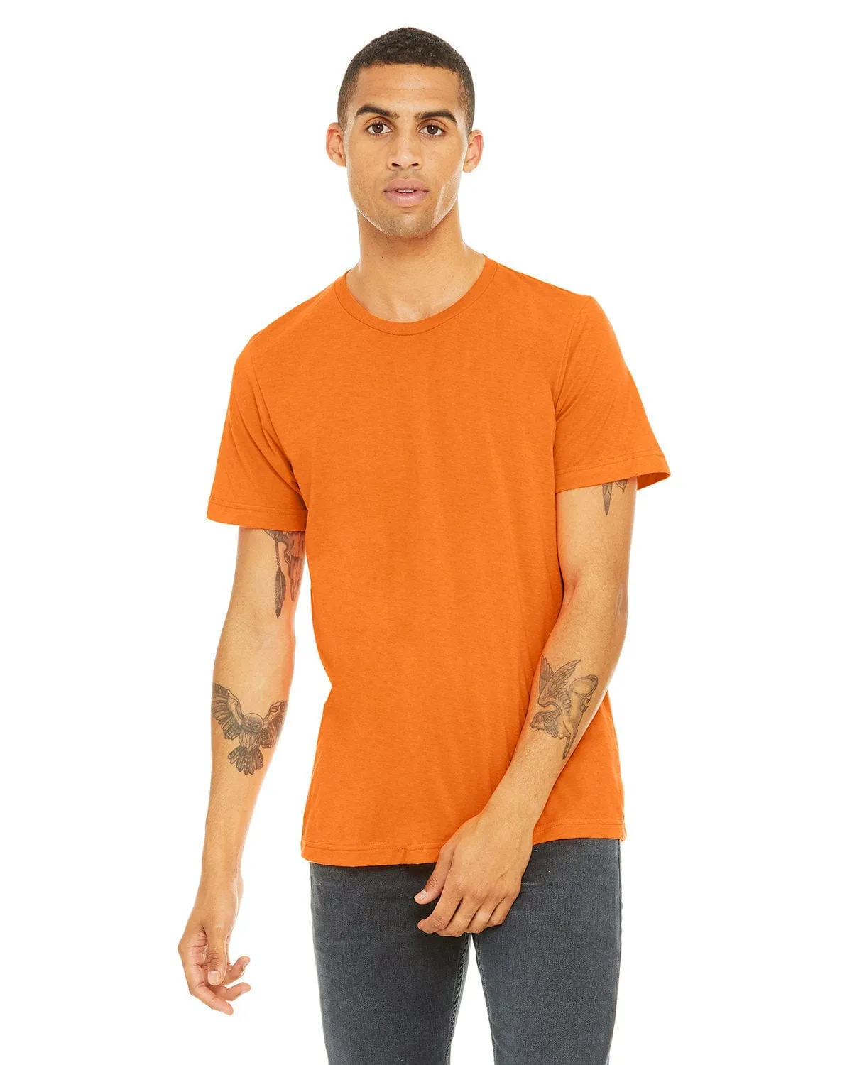 Bella Canvas Mens Poly-Cotton Short Sleeve T-Shirt