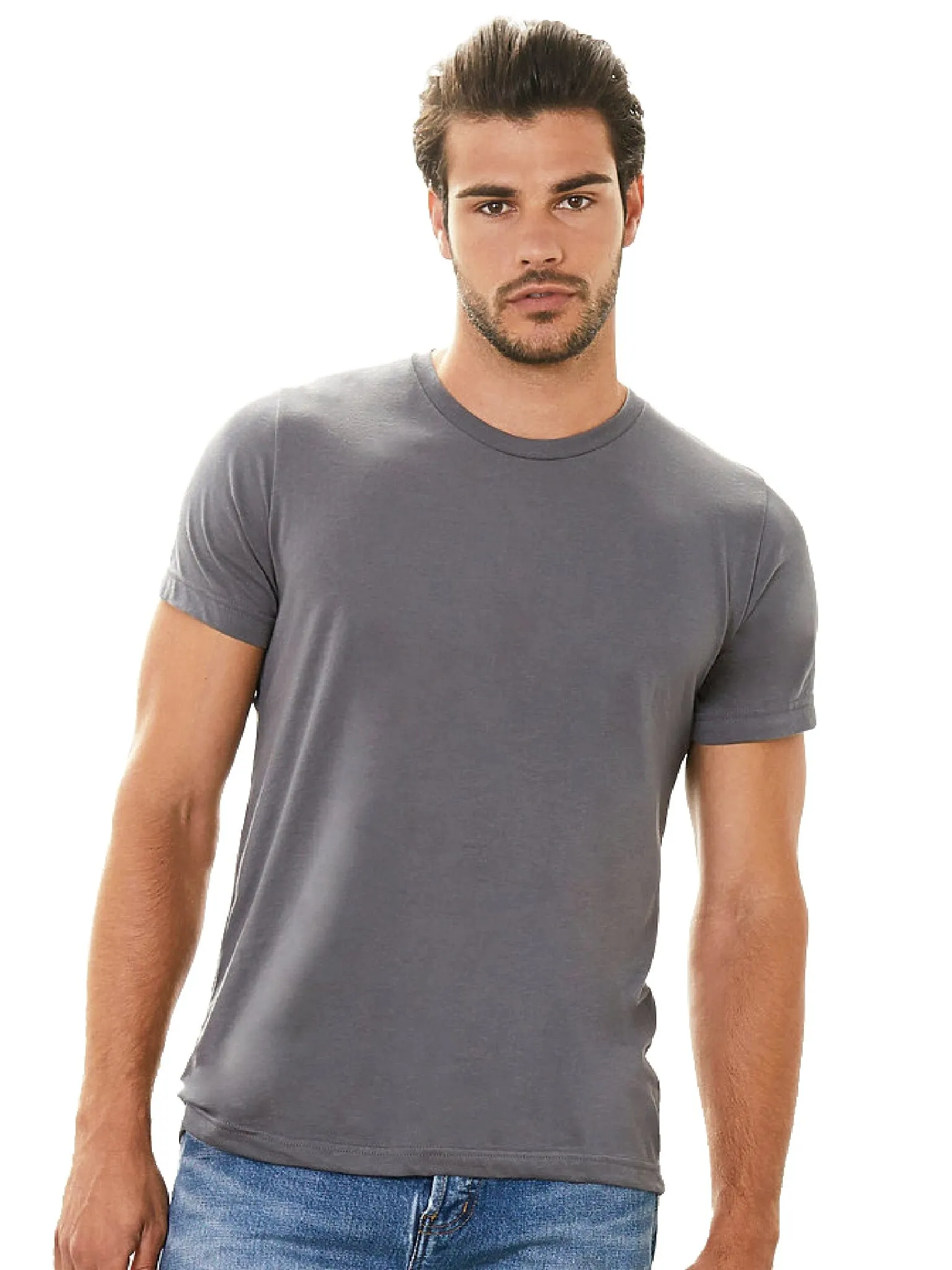Bella Canvas Mens Poly-Cotton Short Sleeve T-Shirt