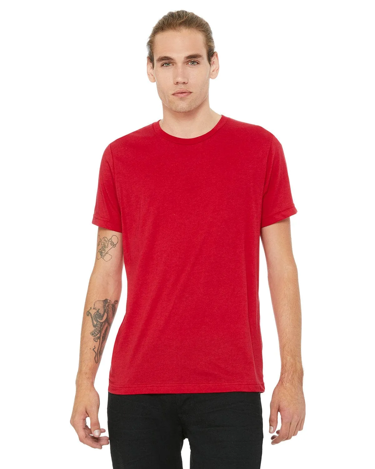 Bella Canvas Mens Poly-Cotton Short Sleeve T-Shirt