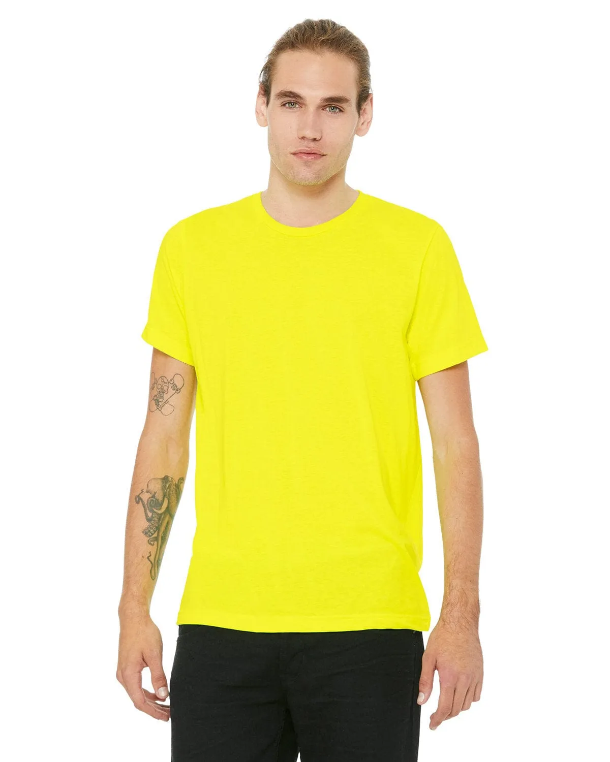 Bella Canvas Mens Poly-Cotton Short Sleeve T-Shirt
