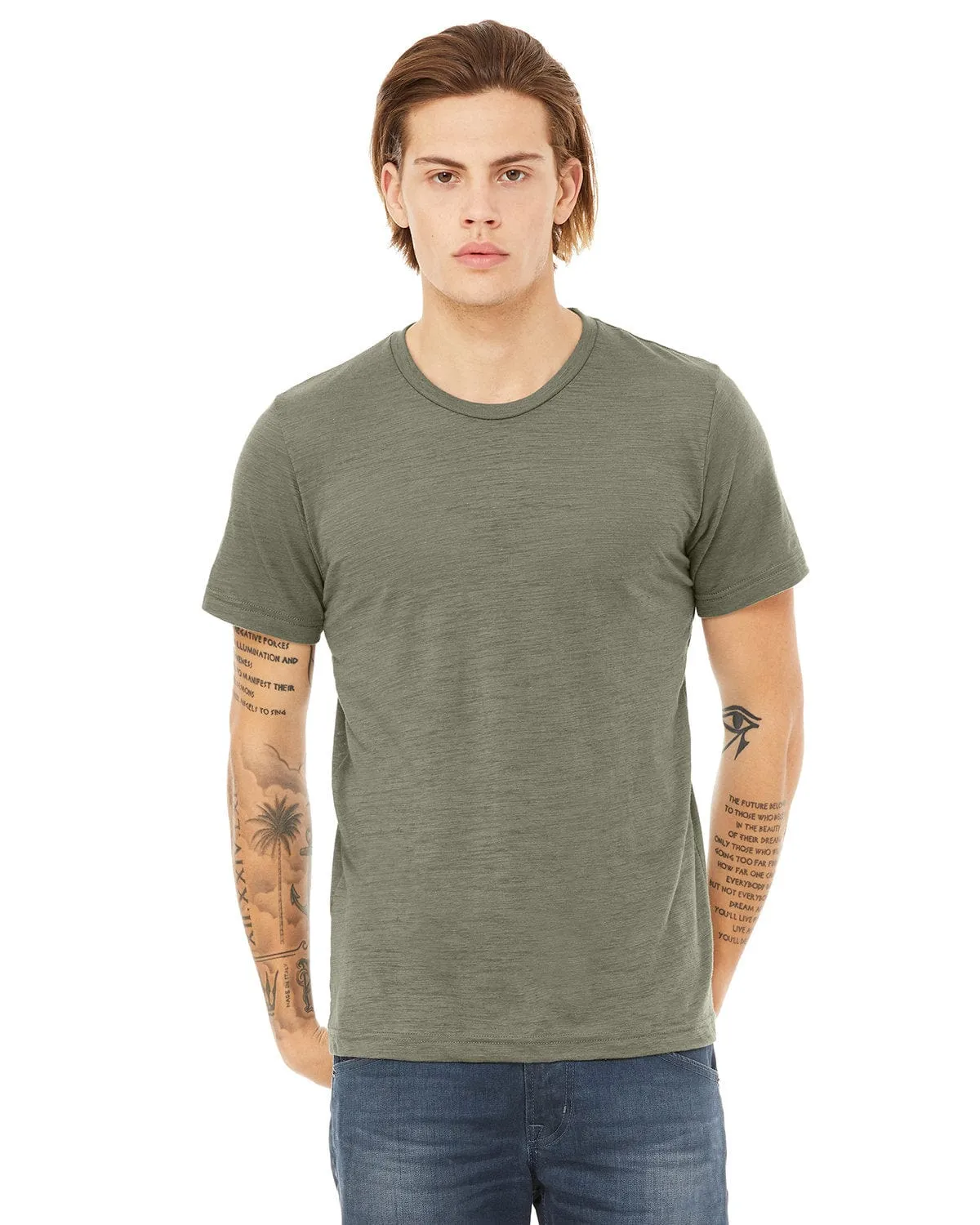 Bella Canvas Mens Poly-Cotton Short Sleeve T-Shirt