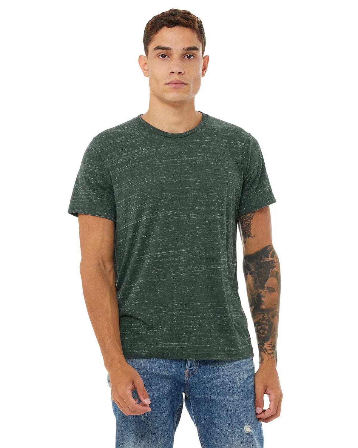 Bella Canvas Mens Poly-Cotton Short Sleeve T-Shirt