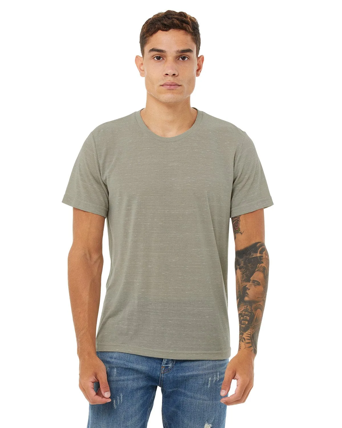 Bella Canvas Mens Poly-Cotton Short Sleeve T-Shirt