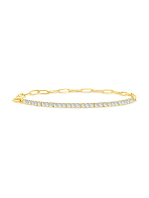 Birthstone Tennis Bracelet - June 14K