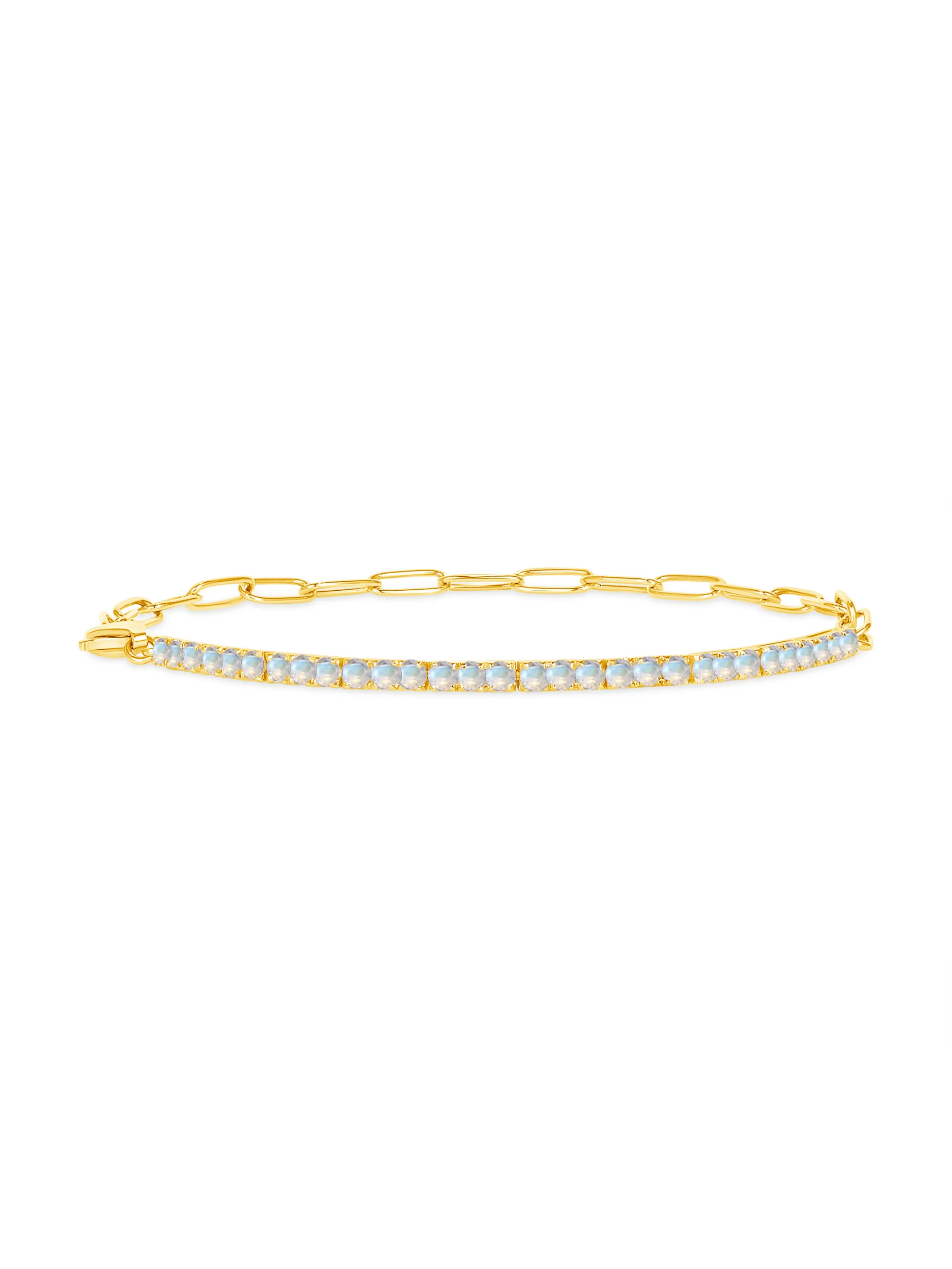 Birthstone Tennis Bracelet - June 14K