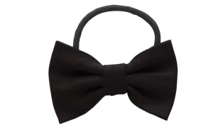 Black Charmeuse - Hair Bows