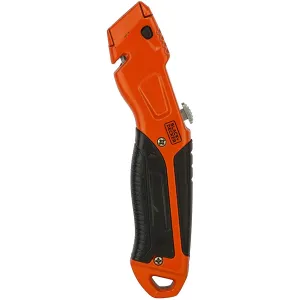 Black Decker Metal Retractable Utility Knife with 3 Blades