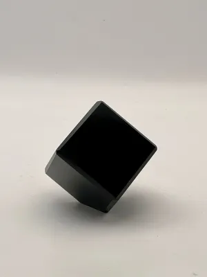 Black Obsidian Floating Cube