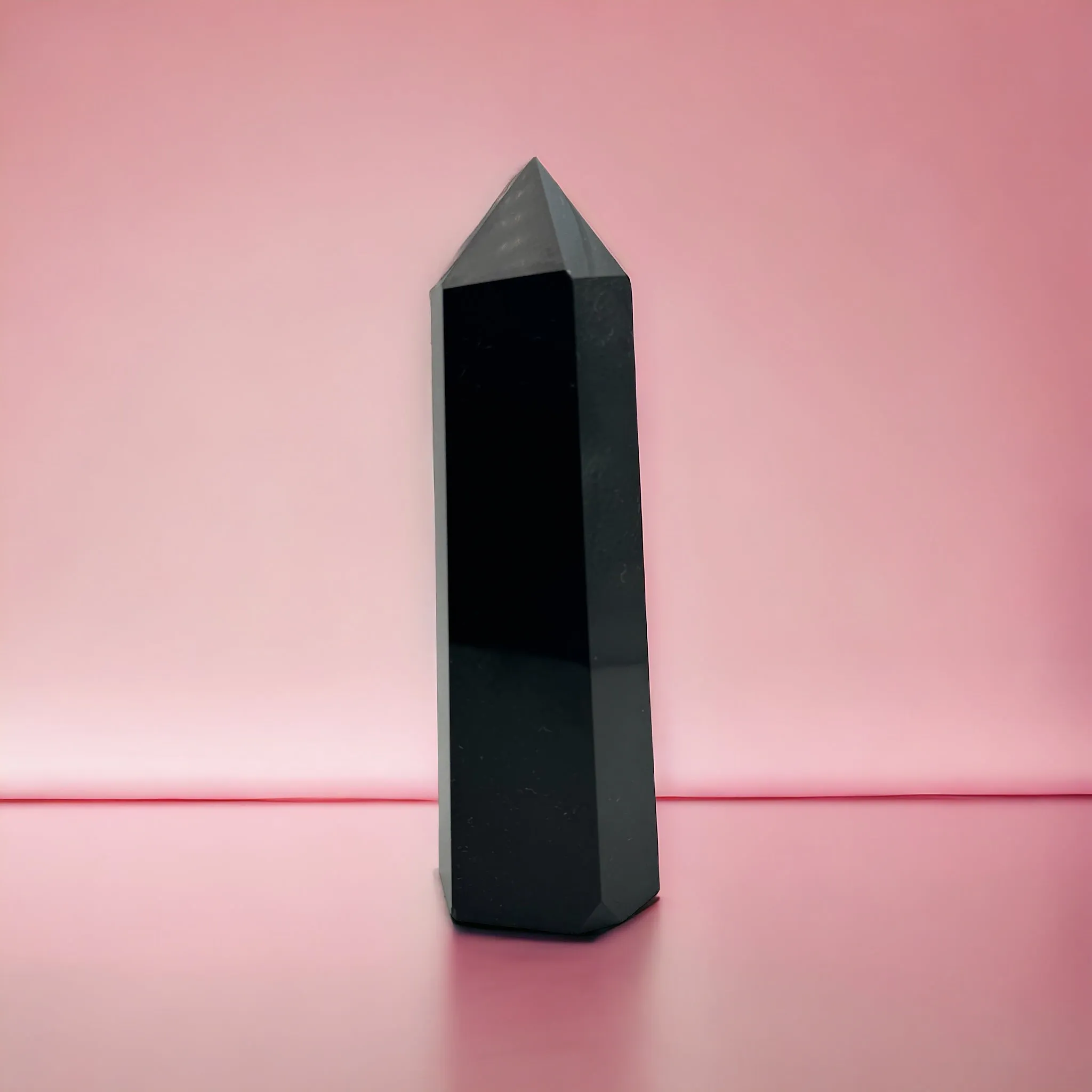 Black Obsidian Tower - Over 1 Pound