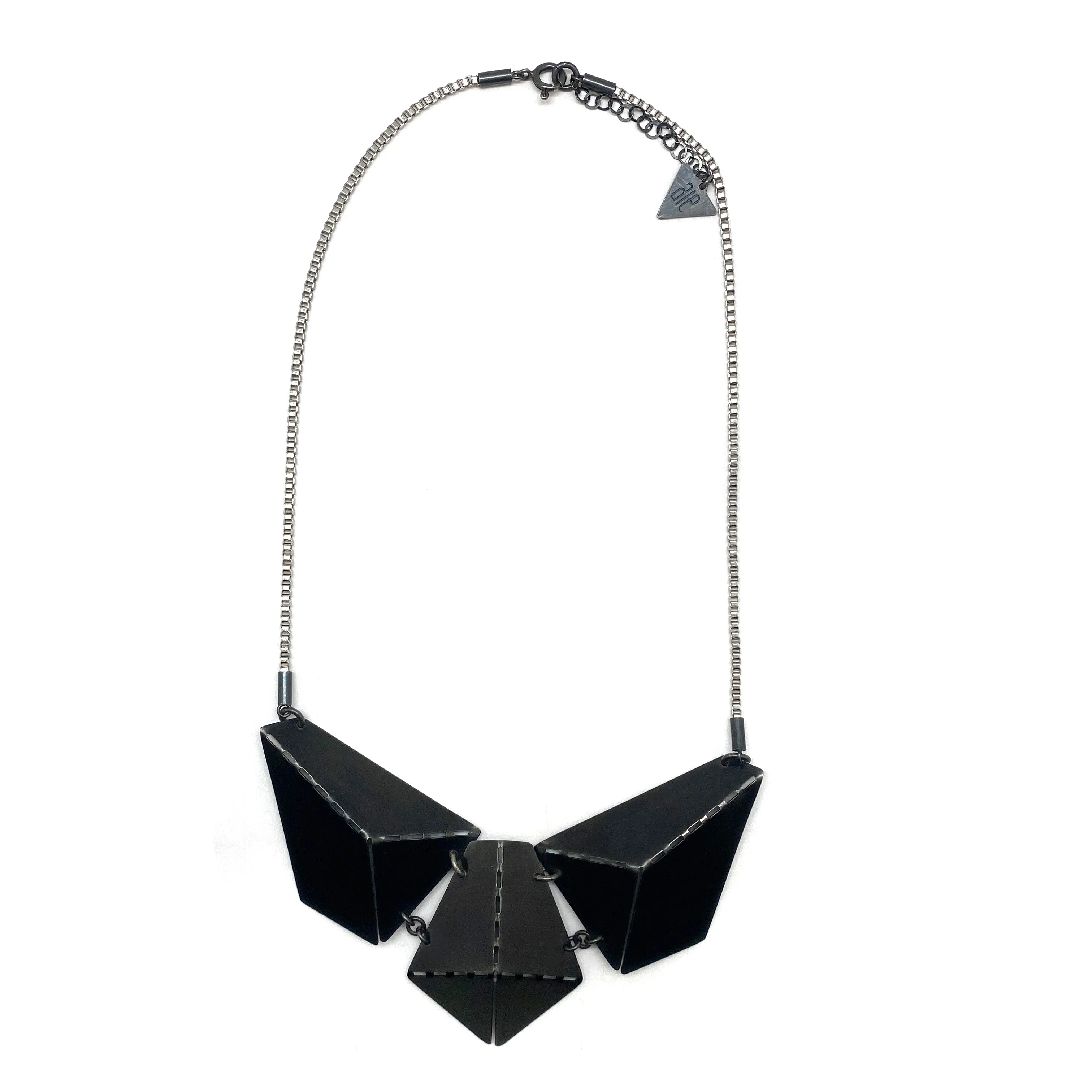 Black Origami Necklace