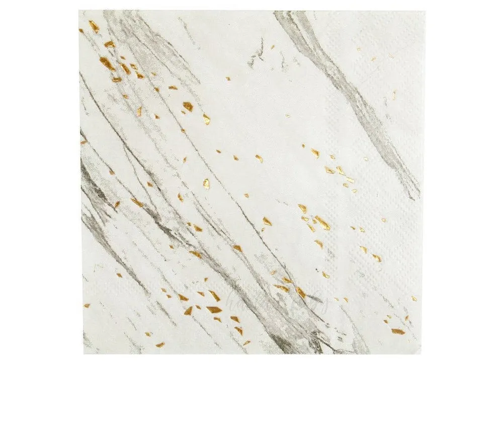 Blanc : White Marble Large Napkins
