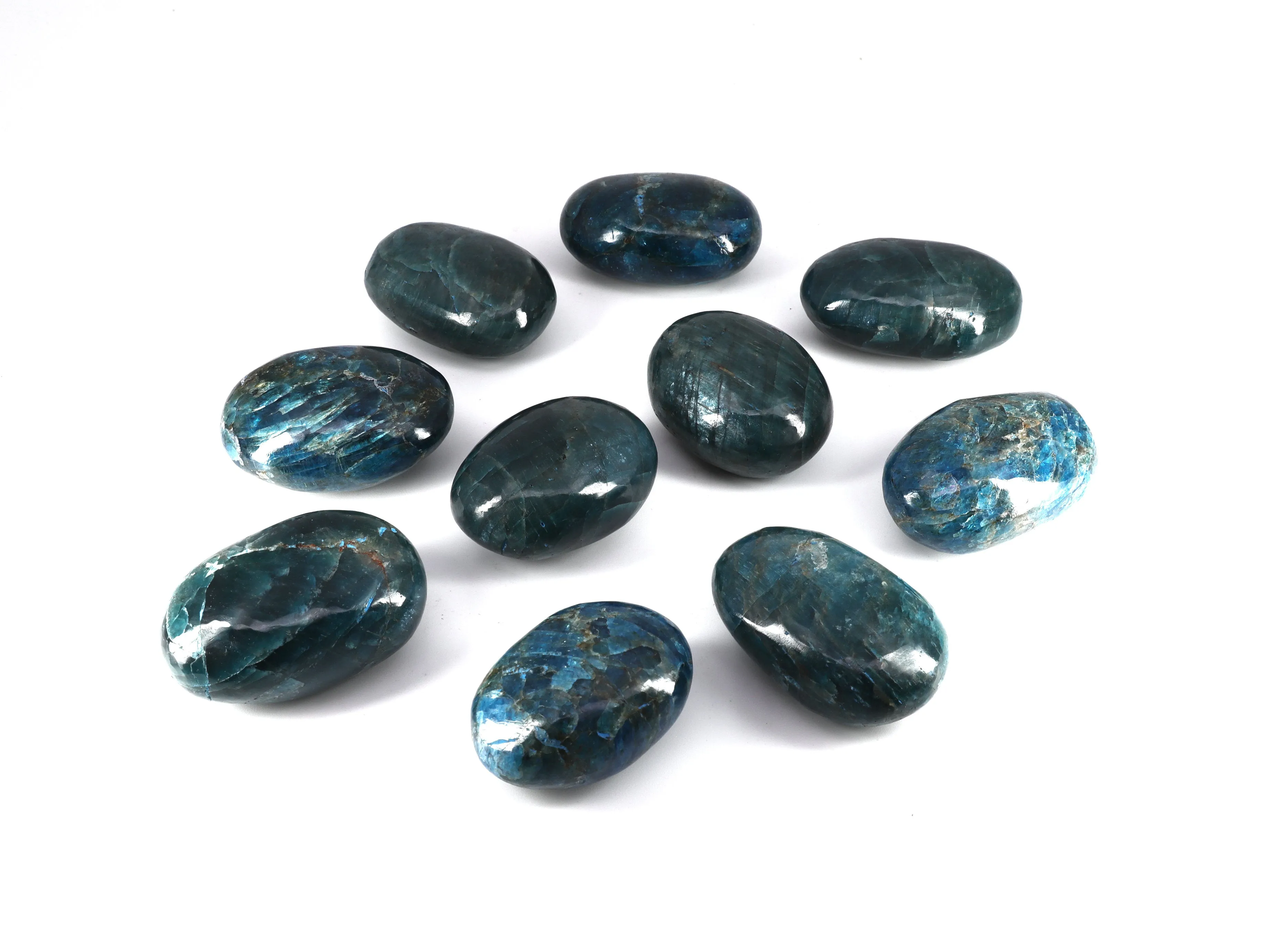 Blue Apatite pebble