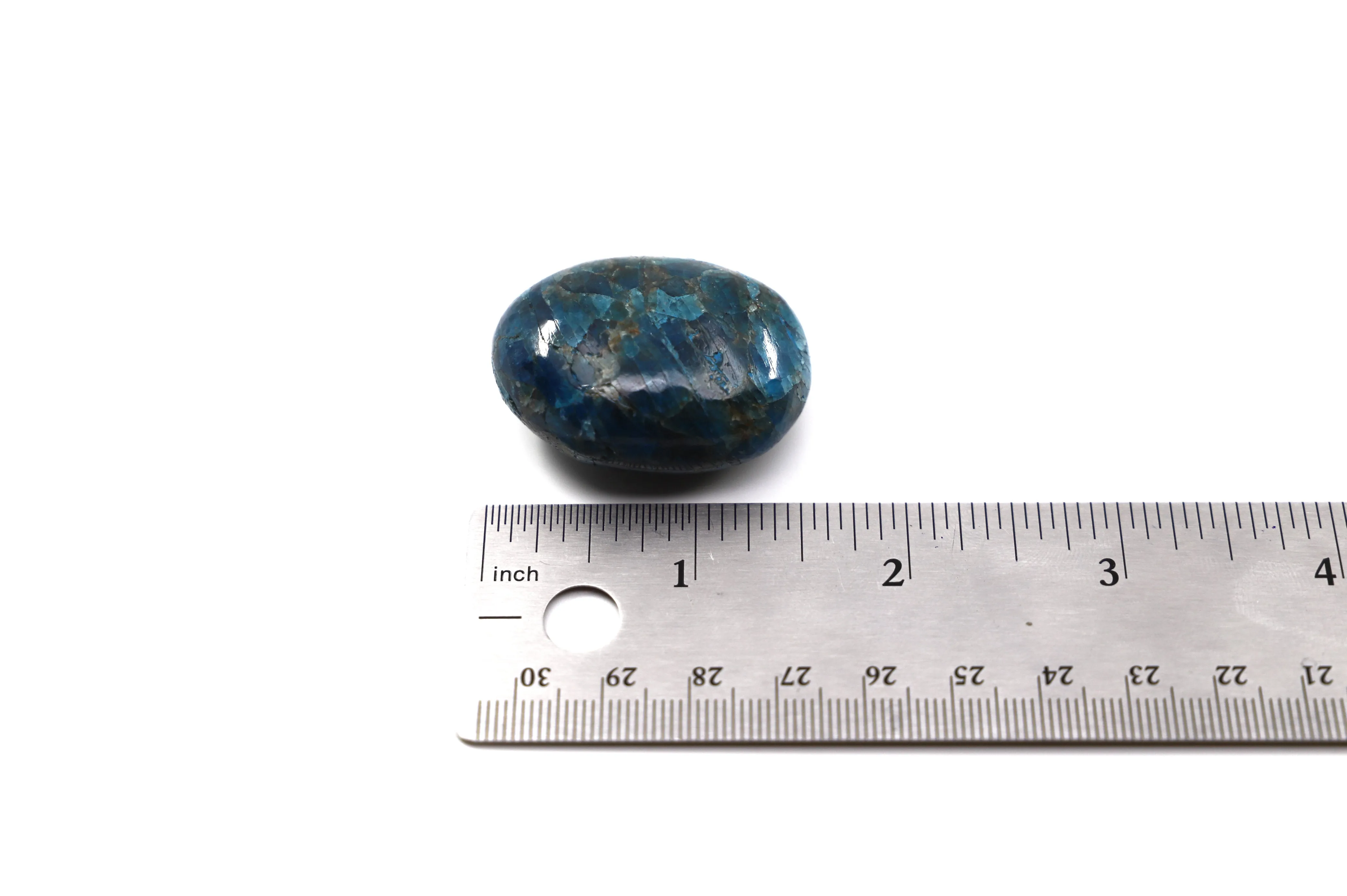 Blue Apatite pebble