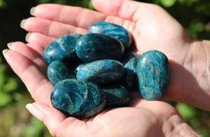 Blue Apatite pebble