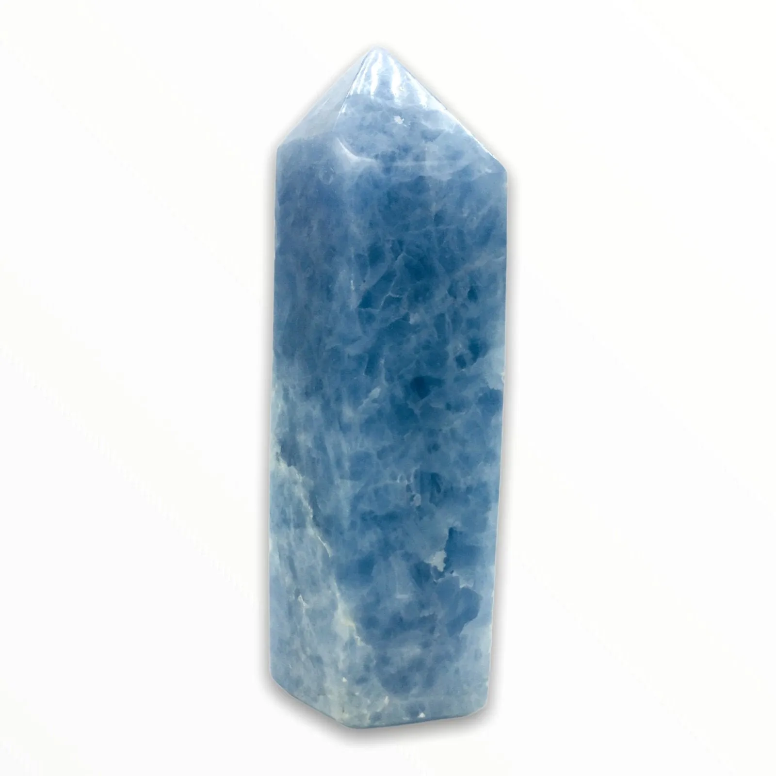 Blue Calcite Point