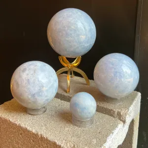 Blue Calcite Sphere
