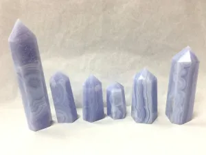 Blue Lace Agate Tower
