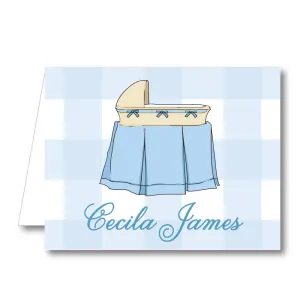 Blue Presents Folded Notecard
