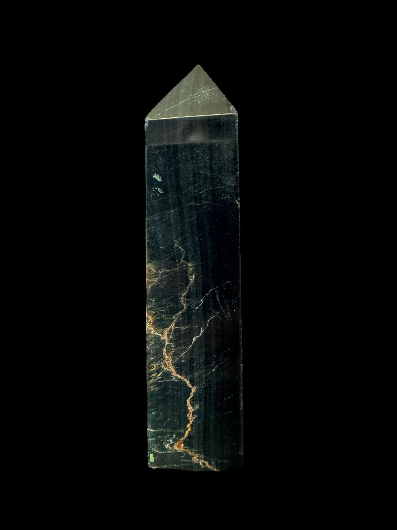 Blue Tiger Eye Tower - Falcon's Eye - Blue Tiger Eye Stone