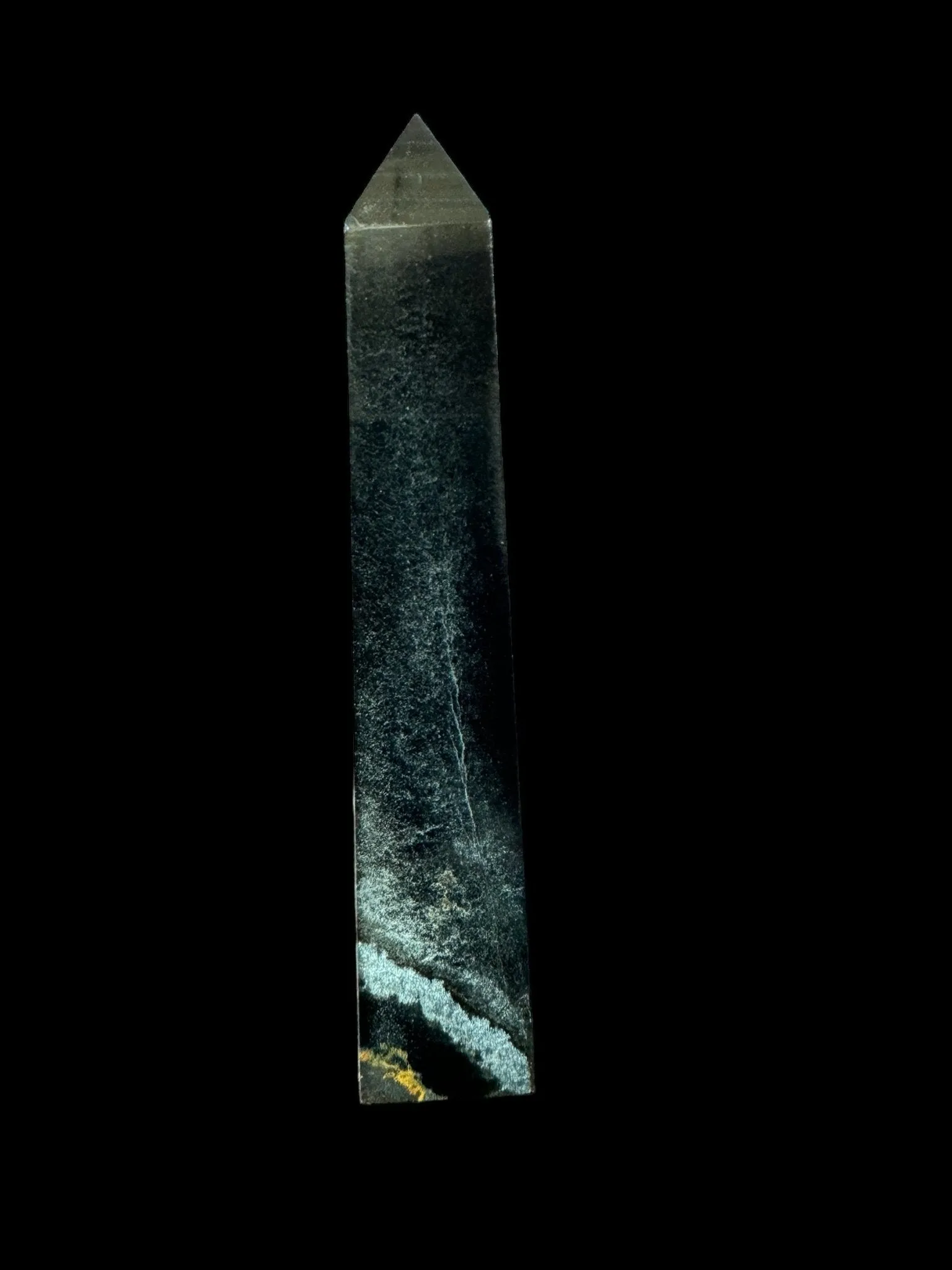 Blue Tiger Eye Tower - Falcon's Eye - Blue Tiger Eye Stone