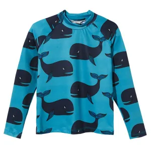 Blue Whale Long Sleeve Swim Shirt - 1 Left Size 2-4 years