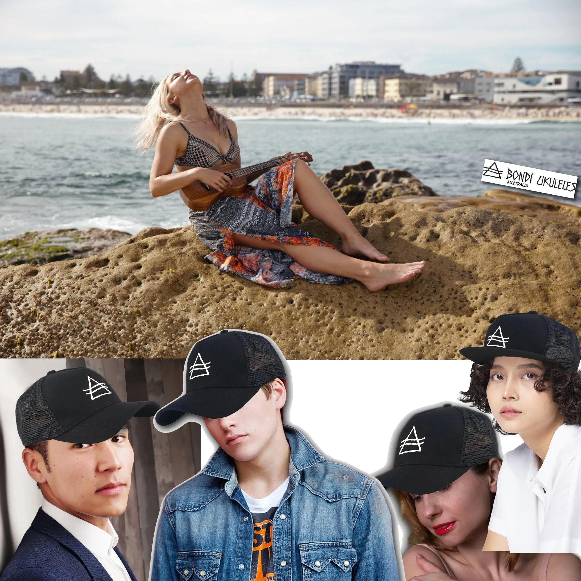 Bondi Mountain & Wave Comfort Cap