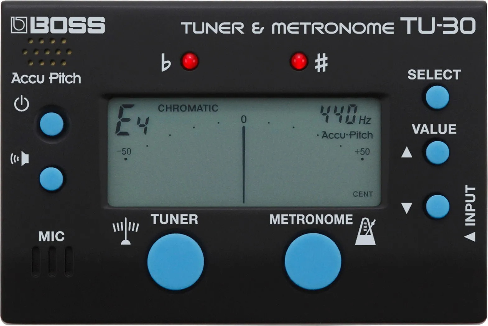 BOSS TU-30 Tuner and Metronome