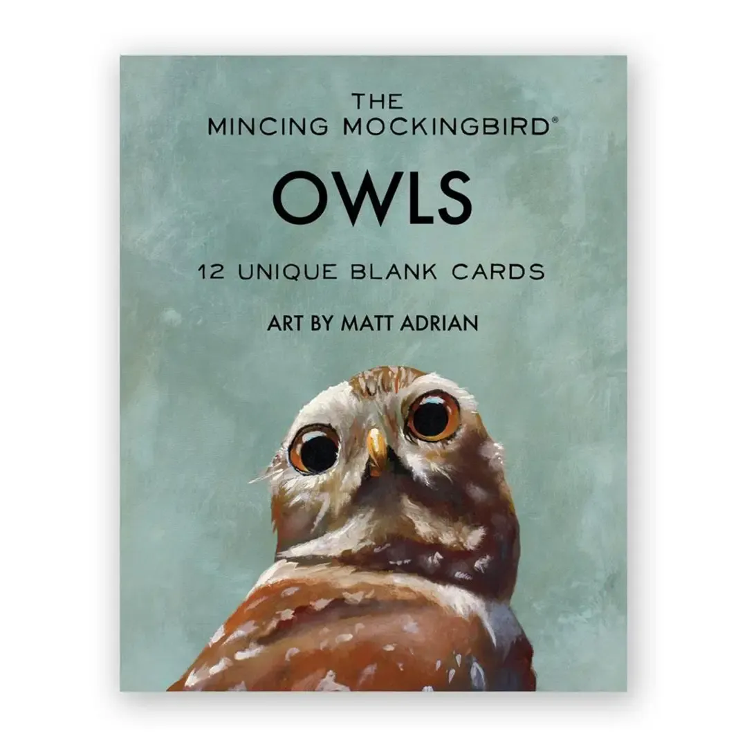 Boxed Set of Matt Adrian Owl Cards