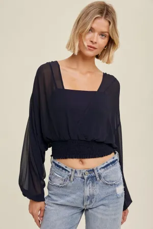 Brea Kimono Sleeve Blouse