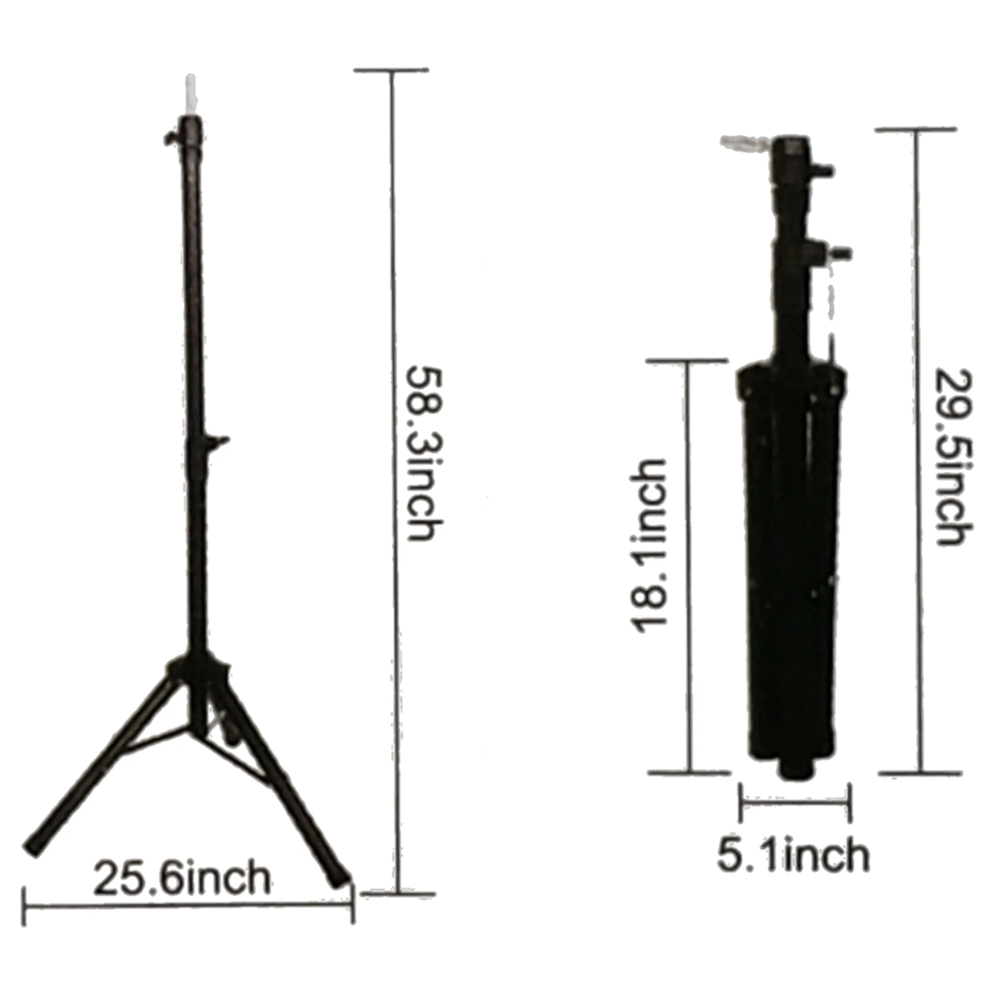 BT Adjustable Tripod Stand
