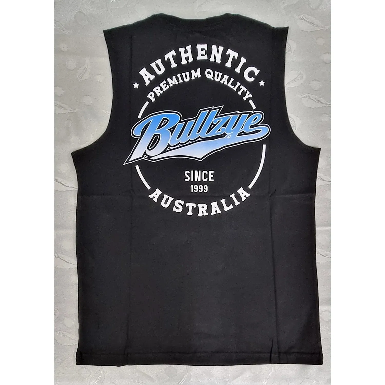Bullzye Men's Overlay Musscle Tank Black