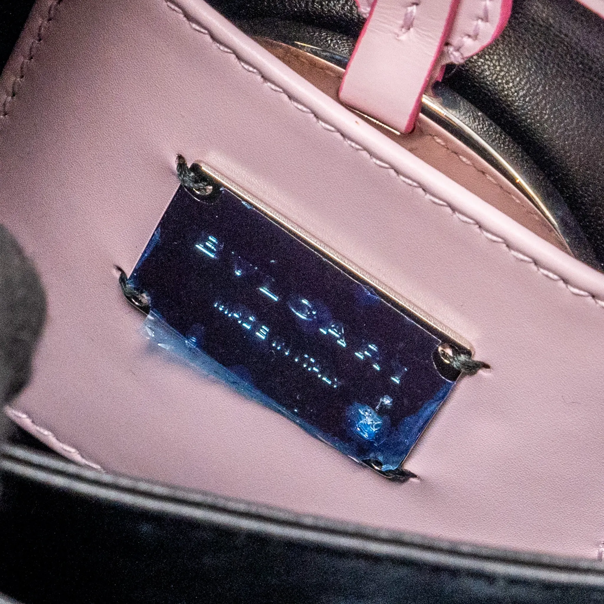 BvLGARI Serpenti Forever Top Handle In ROSA DI FRANCIA CRYSTAL GALUCHAT SHW