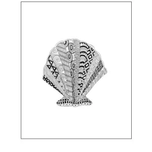 BW Decorated Scallop