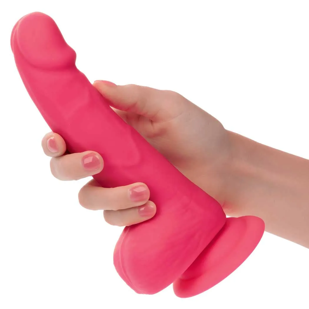 CalExotics Neon Silicone Studs 6" Dildo